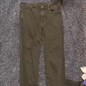 american eagle high rise jeggings